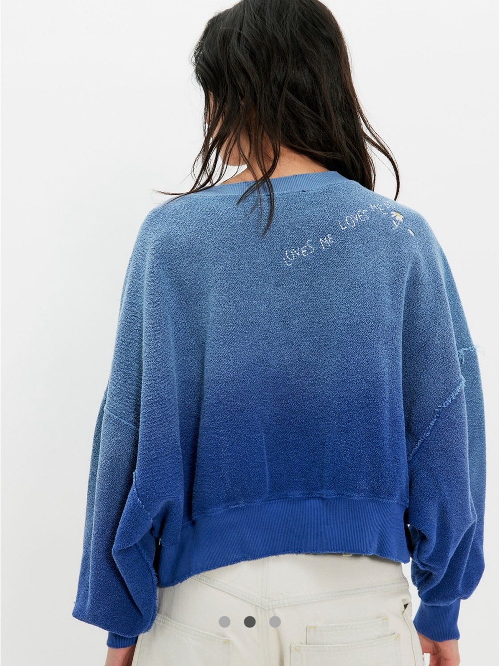 NWT Free People x Tricia Fix Love Me Not Sweatshirt - Picture 6 of 7